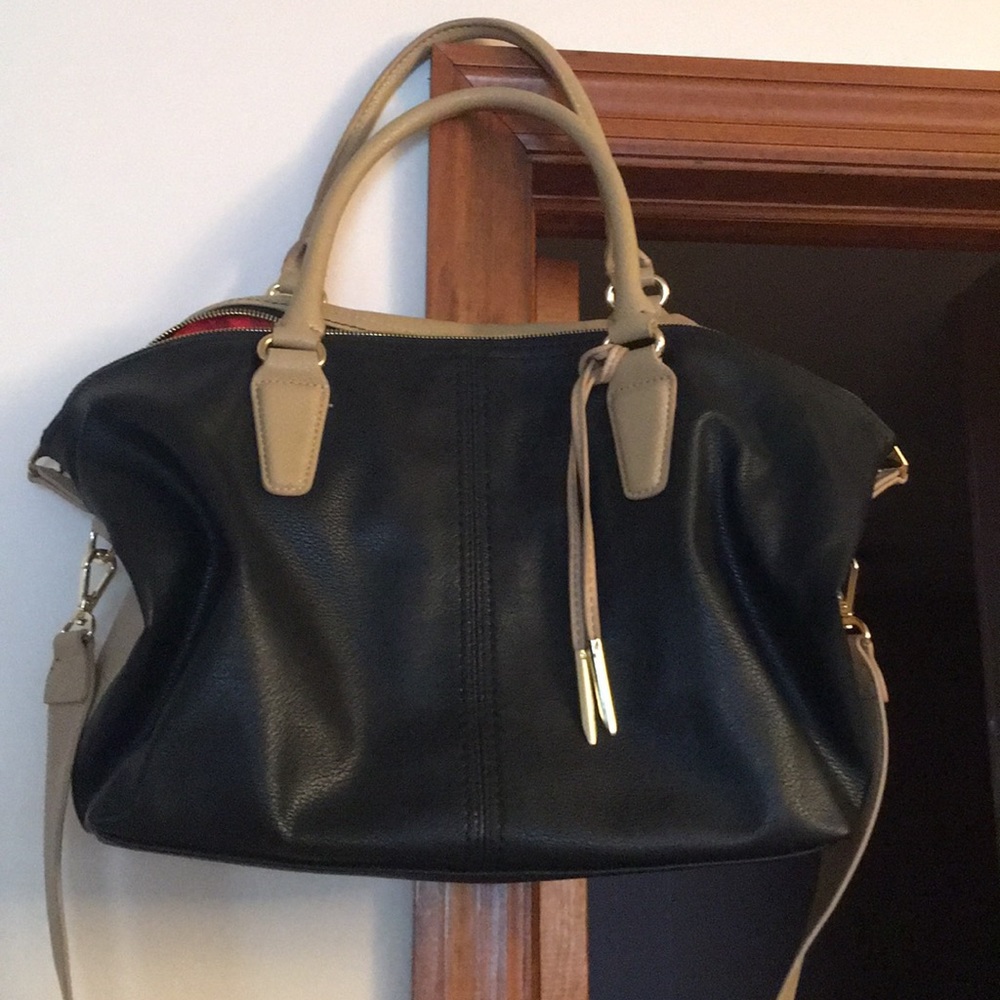 Two-tone handbag/tote